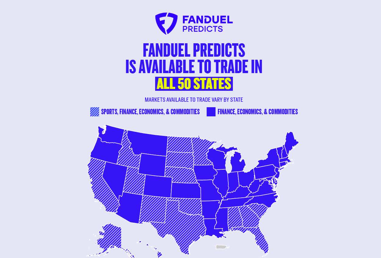 FanDuel预测市场全国上线引爆争议：加州部落怒斥“非法博彩”