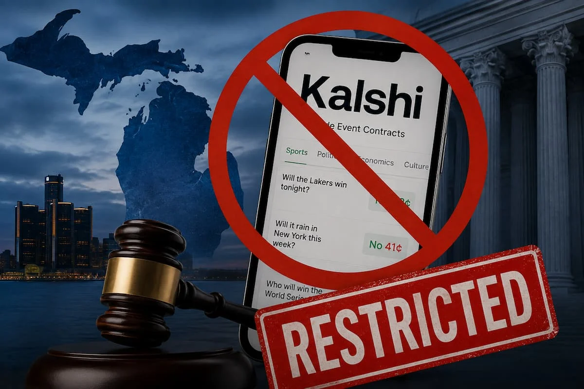 密歇根重拳出击：Kalshi体育合约遭全面叫停，州政府、部落利益受保护