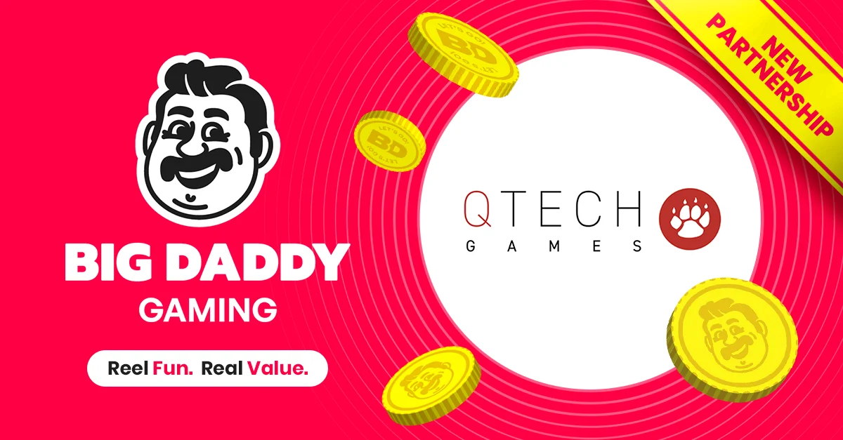 老虎机新势力Big Daddy Gaming联手QTech,全球市场再下一城 老虎机新势力Big Daddy Gaming联手QTech,全球市场再下一城