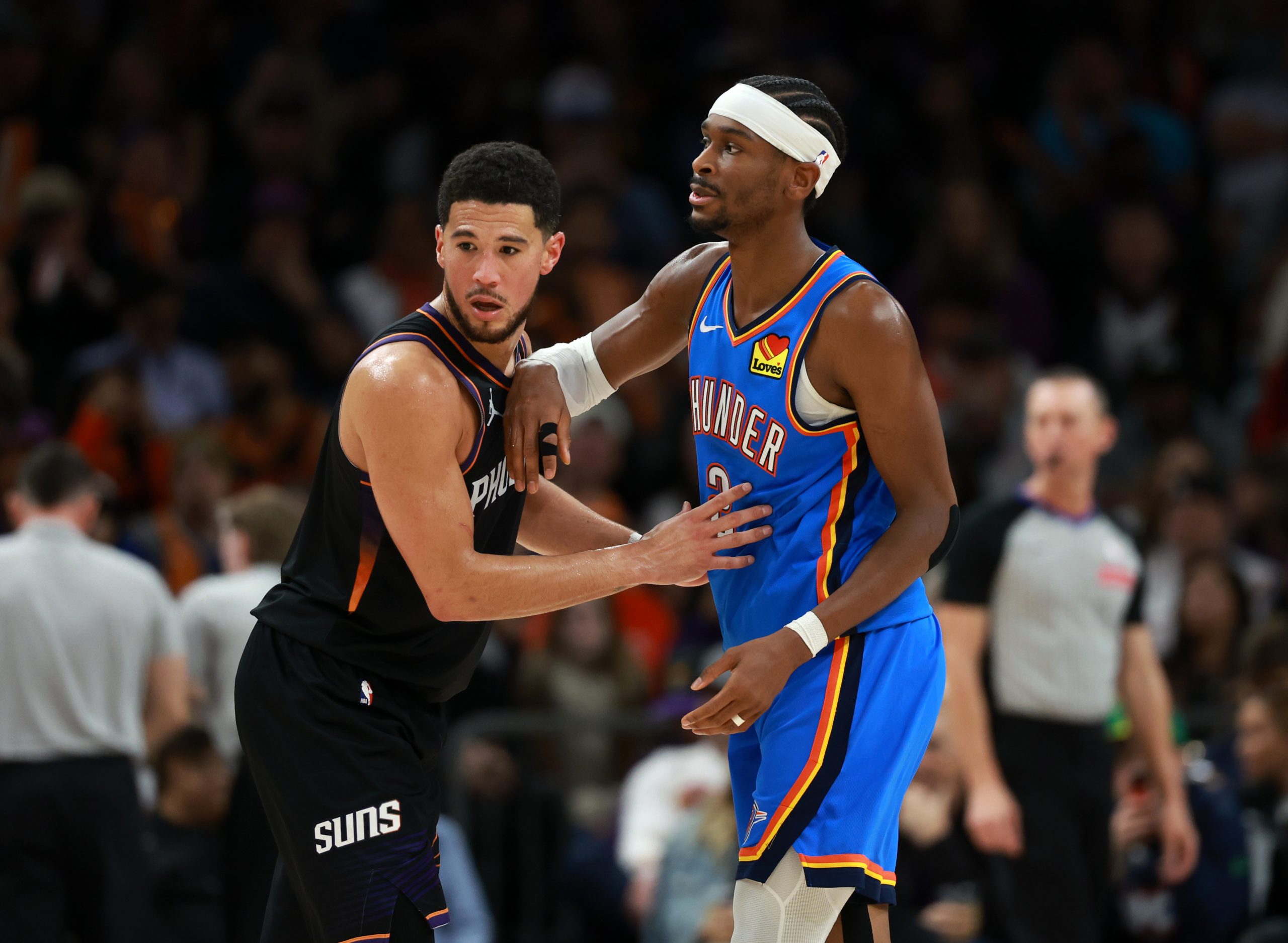 NBA季后赛首轮G1：雷霆VS太阳，卫冕冠军强势出击，太阳能否爆冷？