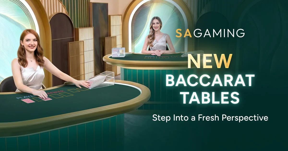 SA Gaming 奢华升级:全新百家乐赌桌东方韵味与现代奢华并存 SA Gaming 奢华升级:全新百家乐赌桌东方韵味与现代奢华并存