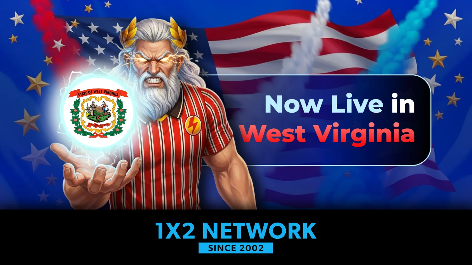 1x2 Network挺进西弗吉尼亚,美国市场再下一城 1x2 Network挺进西弗吉尼亚,美国市场再下一城