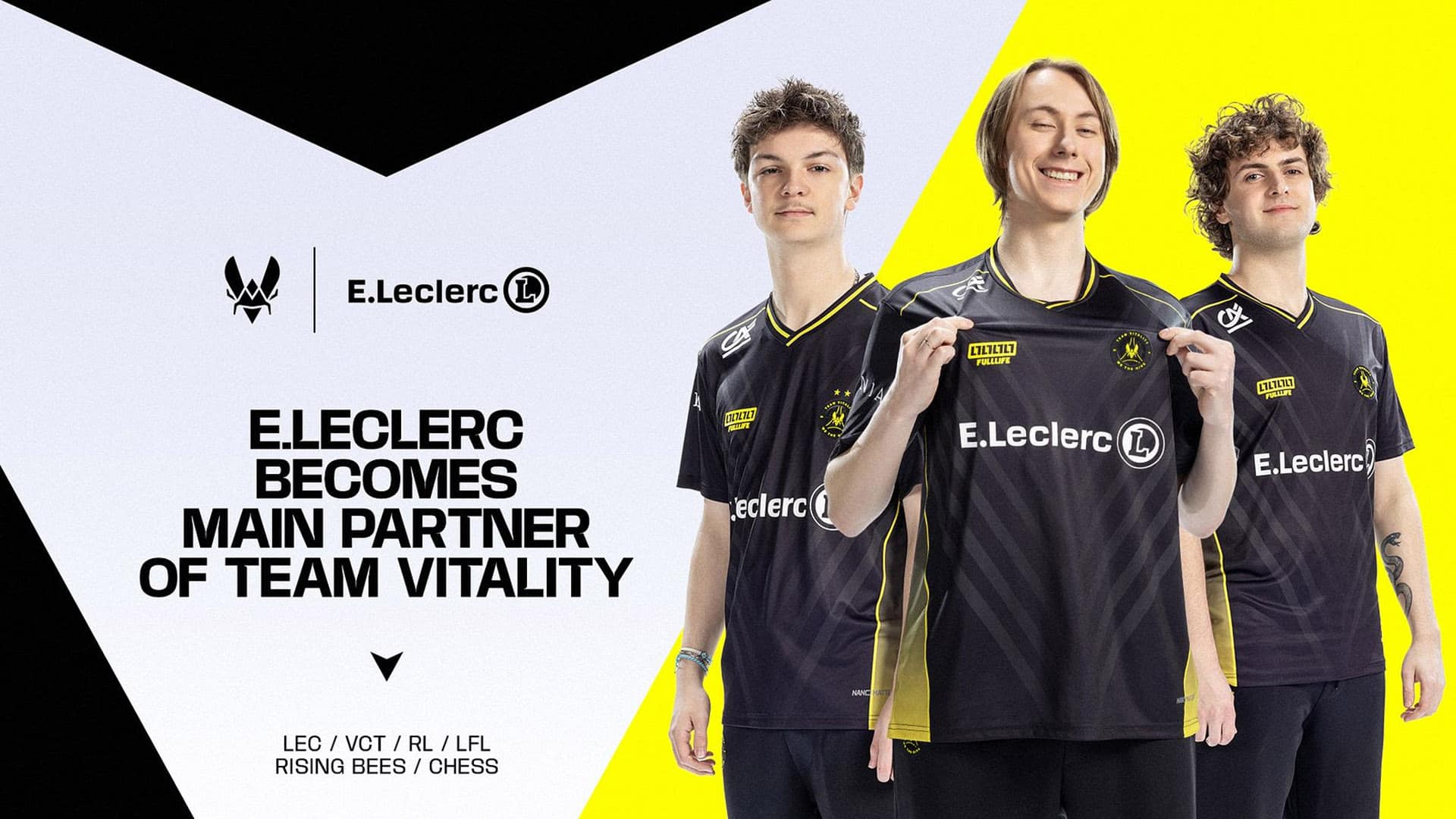 Team Vitality联手零售巨头E.Leclerc:电竞版图再扩张 Team Vitality联手零售巨头E.Leclerc:电竞版图再扩张
