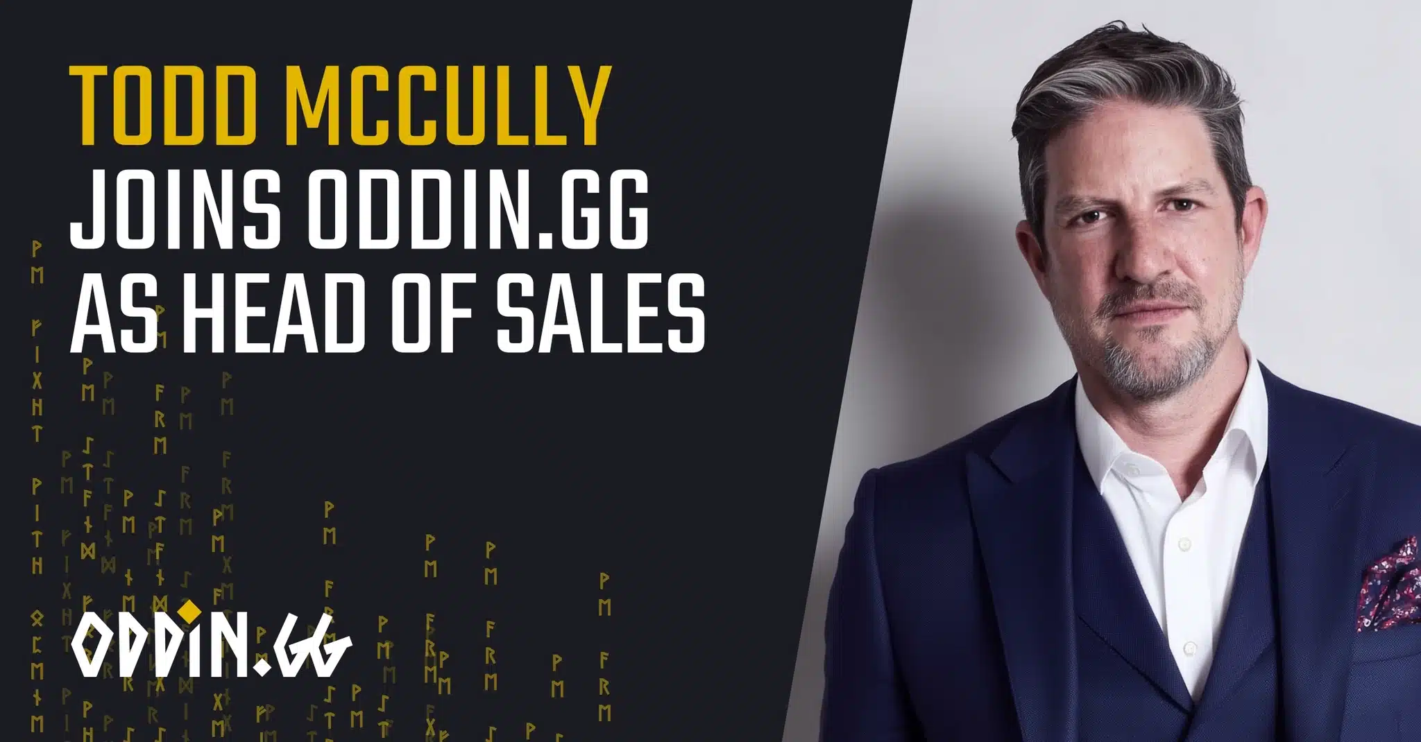 Oddin.gg重磅引援：前Sportradar高管Todd McCully掌舵全球销售