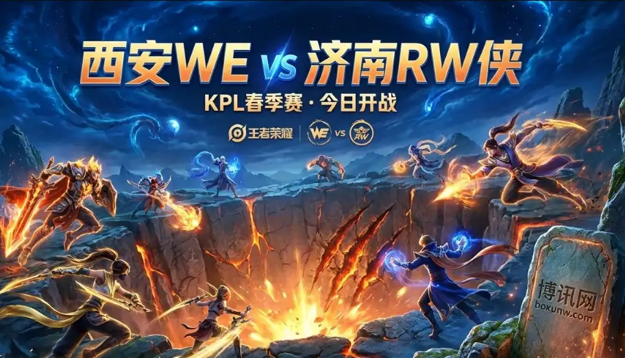 KPL：西安WE vs 济南RW侠！面对宿敌RW侠，这场“节奏大考”太关键！