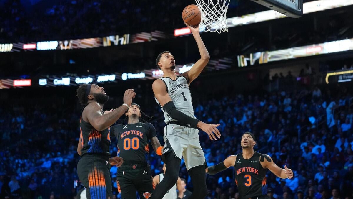 NBA前瞻：文班亚马再战布伦森，马刺尼克斯谁能笑到最后？